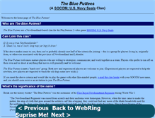 Tablet Screenshot of blueputtees.nfld.com